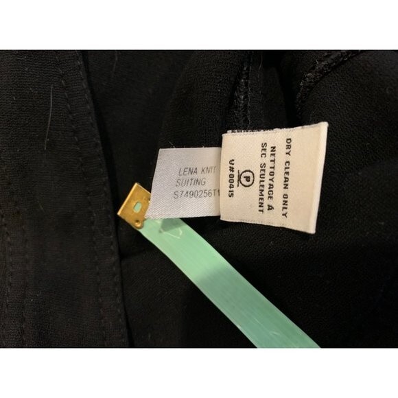 Diane Von Furstenberg Lena Knit Suiting Moto Leggings Size 8 - Picture 8 of 8